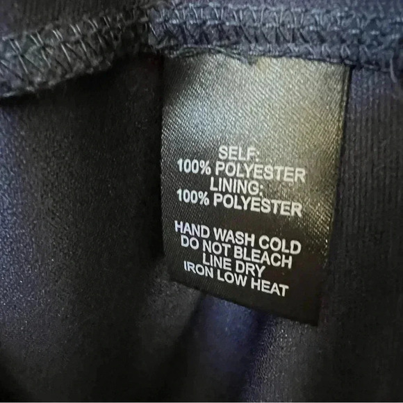 Lulus Shifting Dears Navy Blue Floral Print Split Sleeves Dress Size medium - Picture 10 of 13